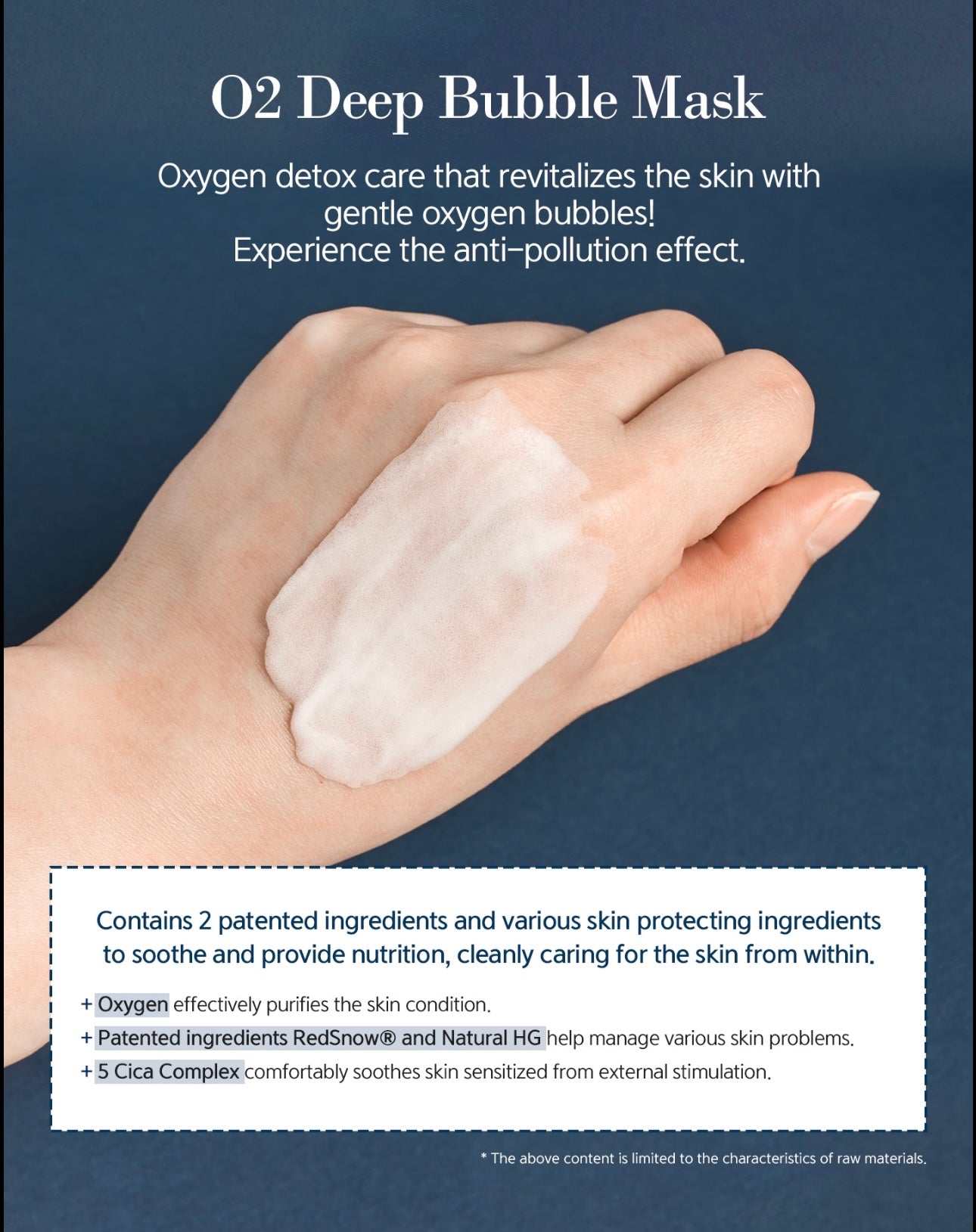O2 Deep Bubble Mask 500ml (PRO)