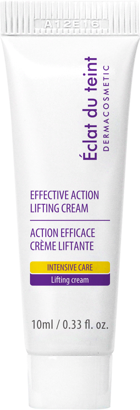 Tube of Eclat du Teint Effective Action Lifting Cream on a white background