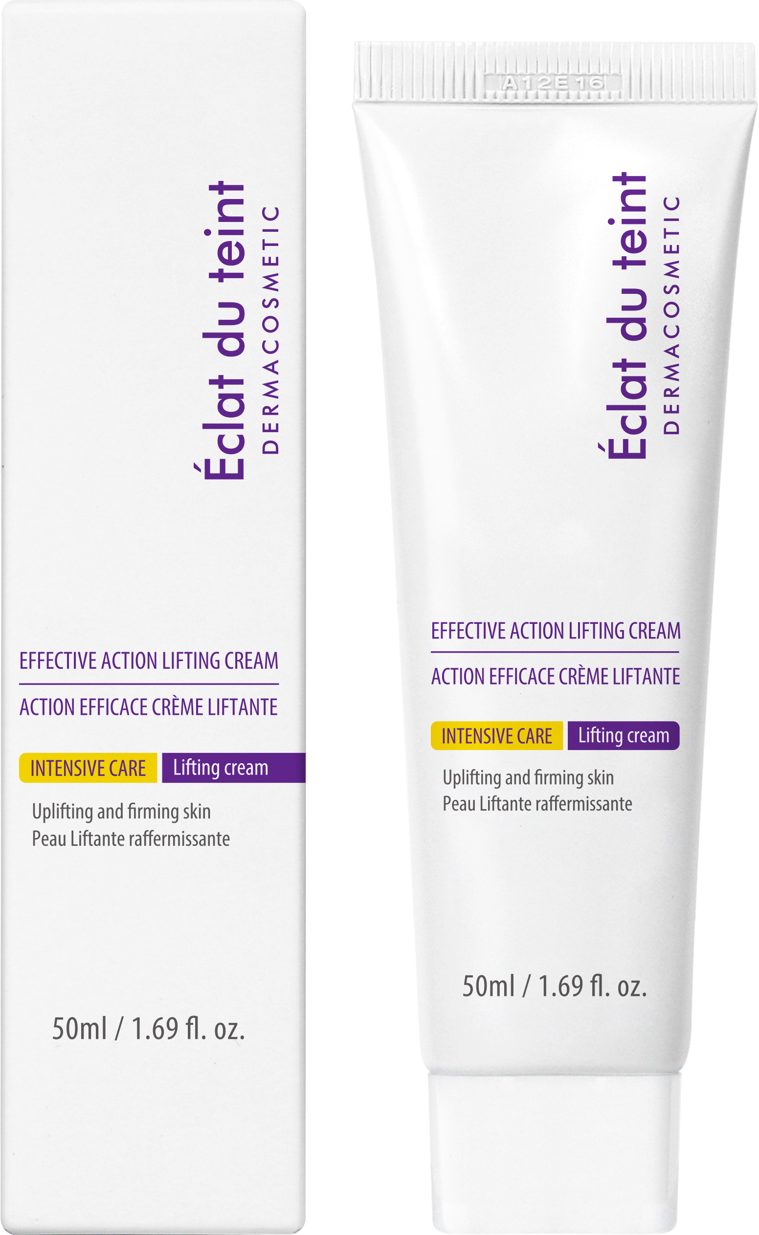 Éclat du Teint DermaCosmetic lifting cream packaging on a white background