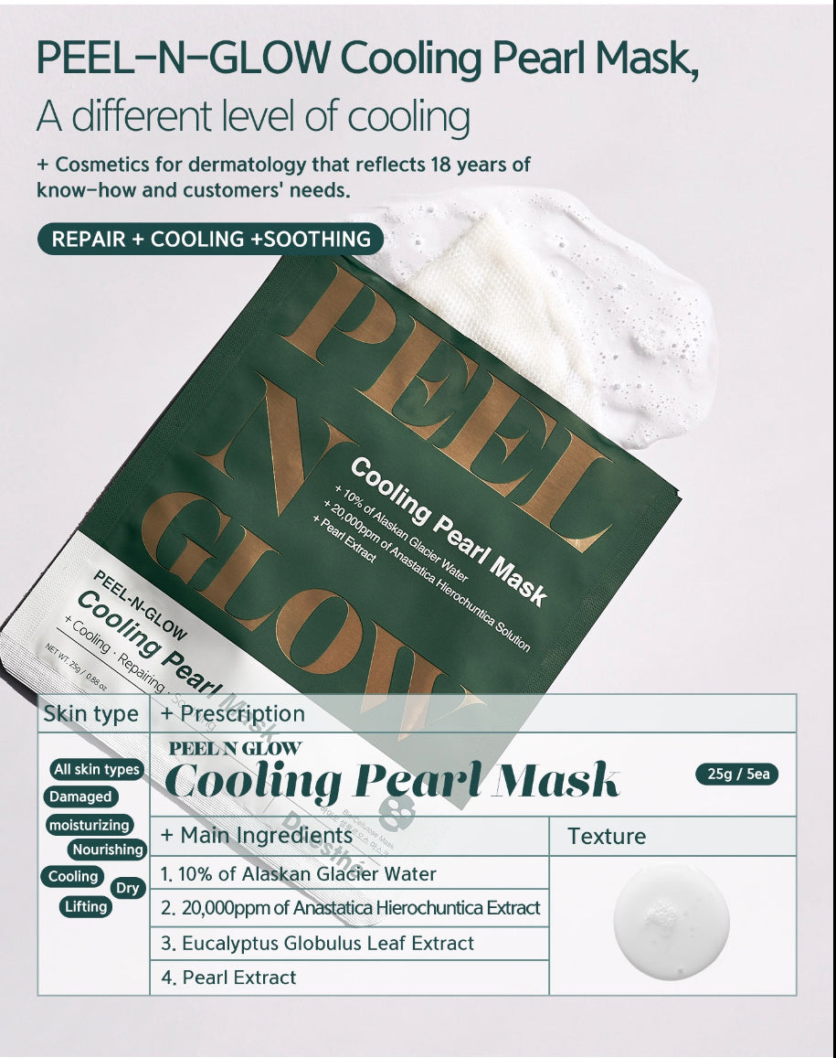Peel N Glow Cooling Pearl Mask