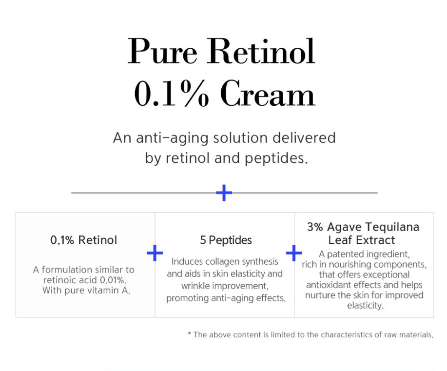 Pure Retinol 0.1% Cream 30ml