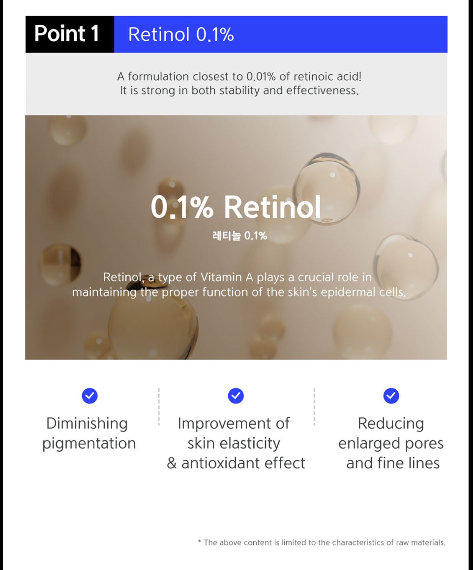 Pure Retinol 0.1% Cream 30ml