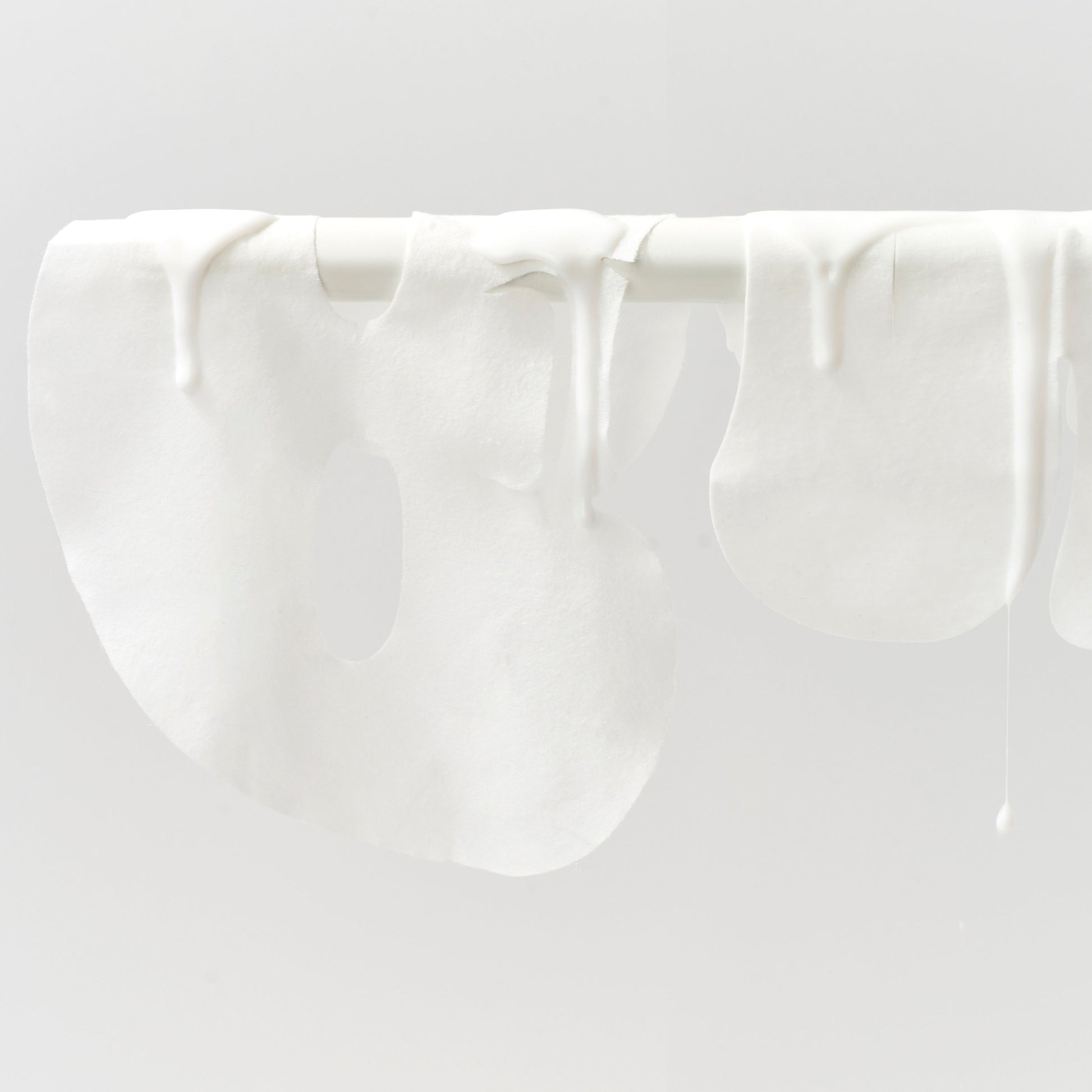 White ceramic bowl on a light gray background